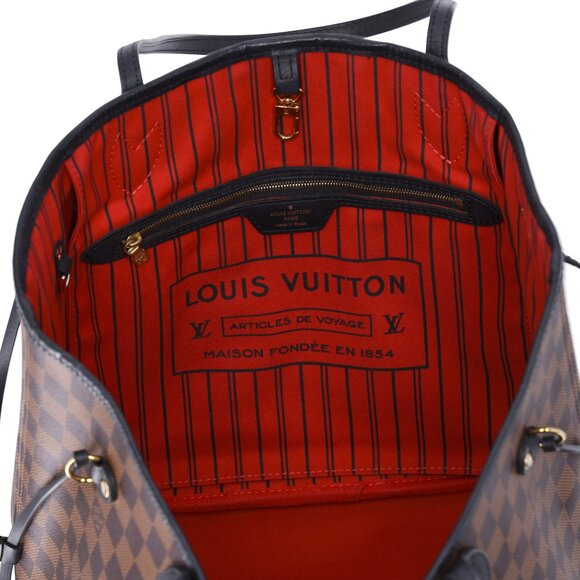Louis Vuitton Neverfull MM Damier Ebene Karakoram Red Limited Edition - Picture 8 of 8